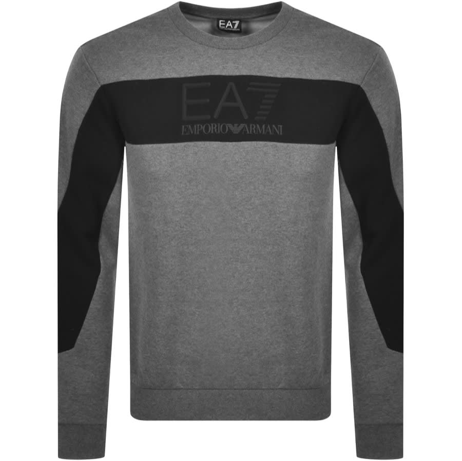 Alternative Image for ProductEA7 Emporio Armani Logo Sweatshirt Grey1